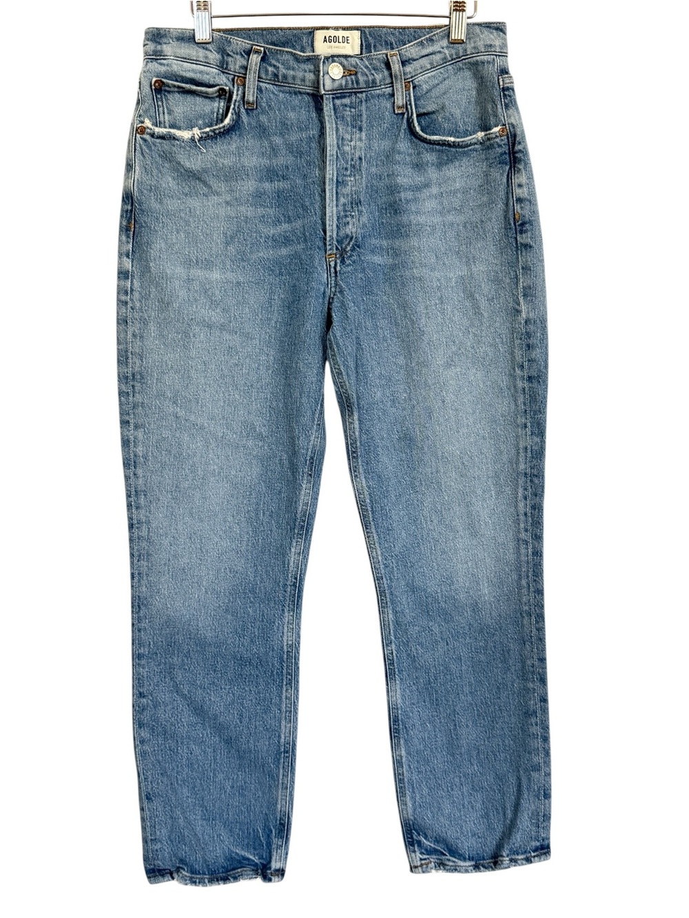 AGOLDE 90’s Pinch Waist Jeans Women’s Size 29 High Rise Straight Leg Button Fly